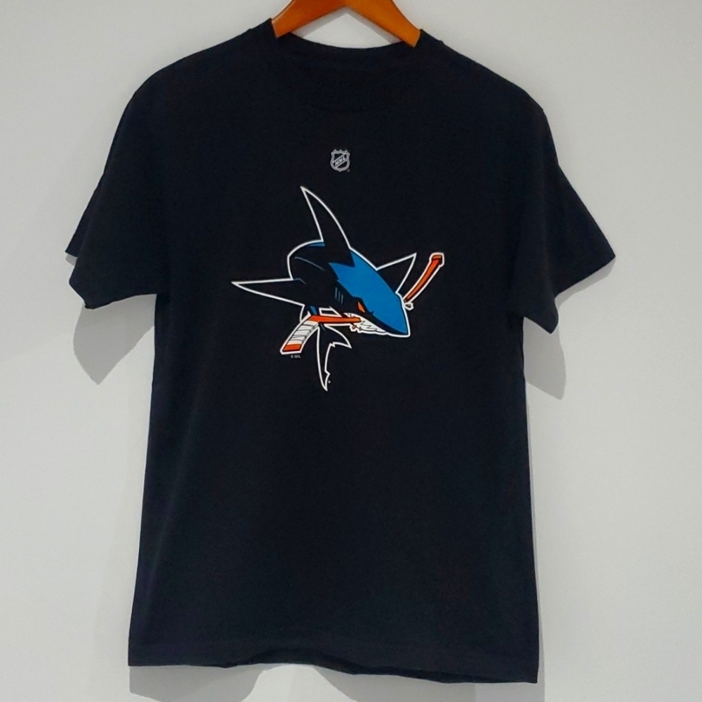NHL San Jose Sharks Reebok Hertl #48 BLack TShirt jersey size M